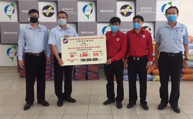 平陽台商會捐贈抗疫生活物資活動 ảnh 1