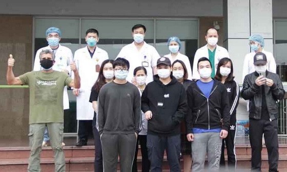 痊癒者準備出院。（圖源：VGP）