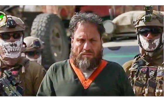 極端組織自稱的“伊斯蘭國”的分支機搆“呼羅珊省”頭目阿卜杜拉‧奧拉克扎伊被捕。（圖源：NDS）