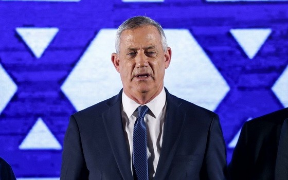 以色列議長本尼‧甘茨。（圖源：AFP）