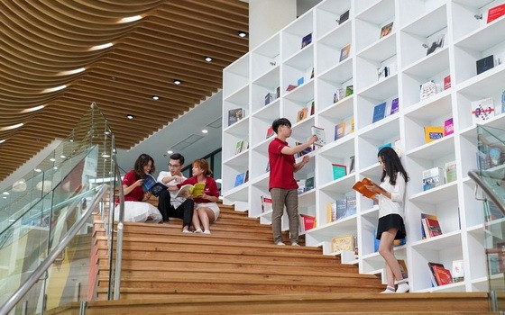 VinUni大學圖書館一瞥。（圖源：VinUni）