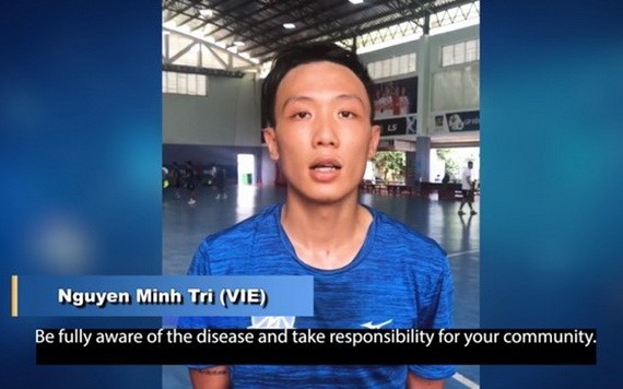 越南多名球員為亞足聯公益活動發聲  團結一致  以越南精神戰勝新冠肺炎疫情 ảnh 2