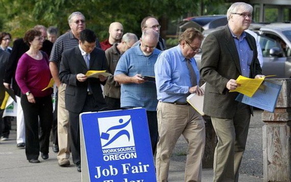 疫情與封鎖令延續美國失業人口飆升。（圖源：互聯網）