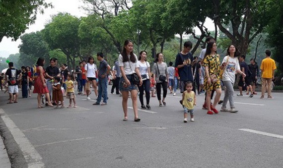 還劍湖步行街一瞥。（圖源：黎富）