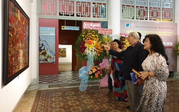 傳統漆畫展一瞥。