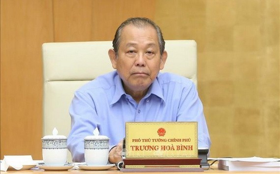 政府常務副總理張和平主持會議。（圖源：允俊）