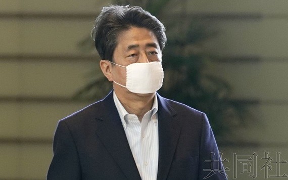 日本首相安倍晉三。（圖源：共同社）