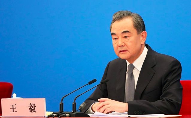 中國國務委員兼外交部長王毅。（圖源：中國人民網）