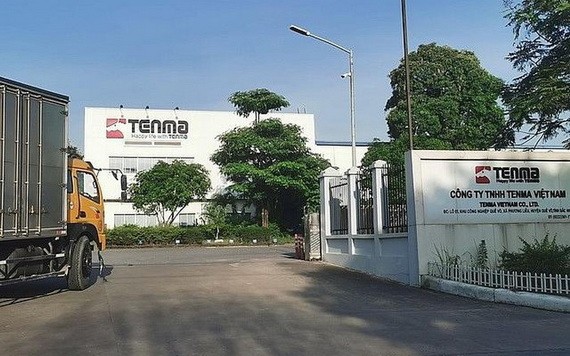 圖為設在北寧省桂武工業區內的越南Tenma公司。（圖源：互聯網）
