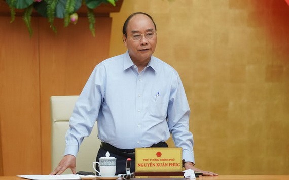 政府總理阮春福主持會議並發表演講。（圖源：光孝）