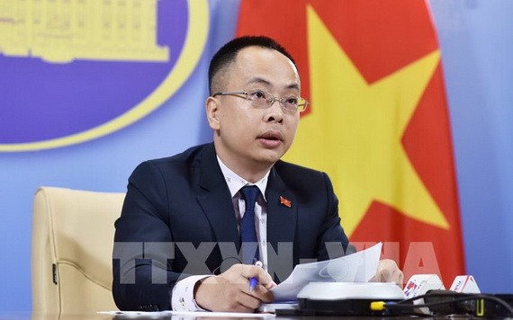 外交部副發言人段刻越在例行新聞發佈會上發言。（圖源：越通社）