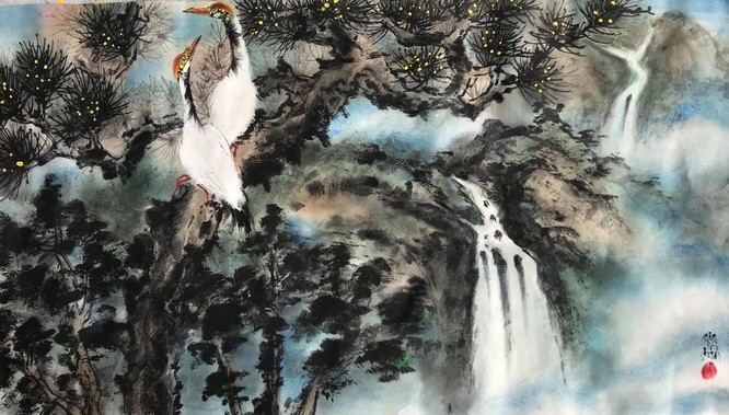 嘉欣妹妹 —— 熱愛水墨畫 ảnh 4