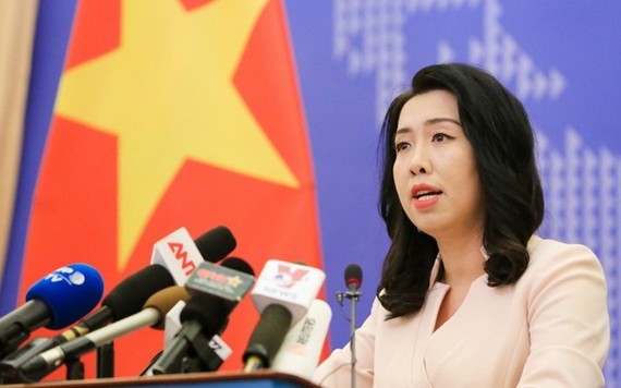 外交部發言人黎氏秋姮。(圖源:曰盛)