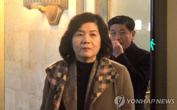 朝鮮外務省第一副相崔善姬。 (圖源:韓聯社)