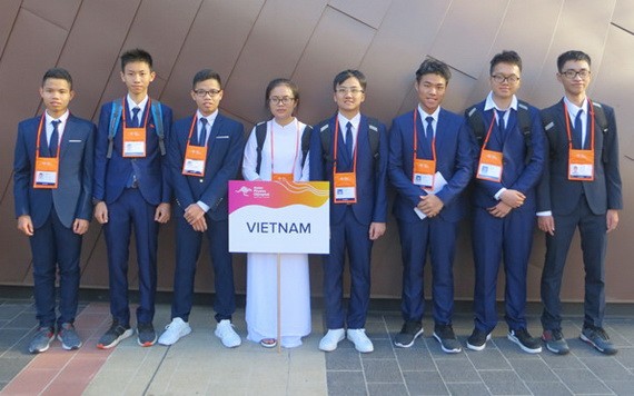 圖為我國參加2019年亞洲物理學奧林匹克競賽學生團隊。(圖源:教育與培訓部)