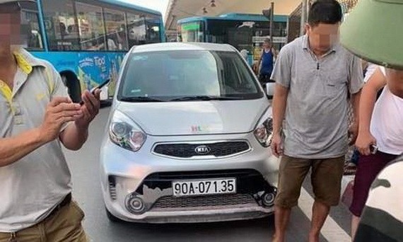 肇事計程車。（圖源：清清）