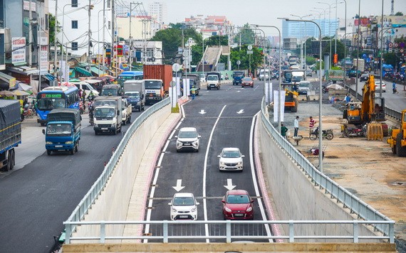 安霜交通樞紐隧道的N2分支於昨(15)日通車。（圖源：光定）