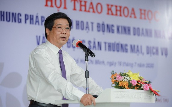 市法律大學副校長陳煌海在研討會上致開幕詞。（圖源：孟和）