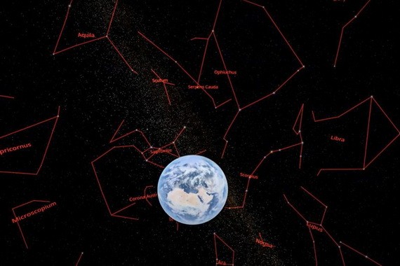 當地時間20日,迄今為止最大的3D宇宙地圖發佈。(圖源:AFP)