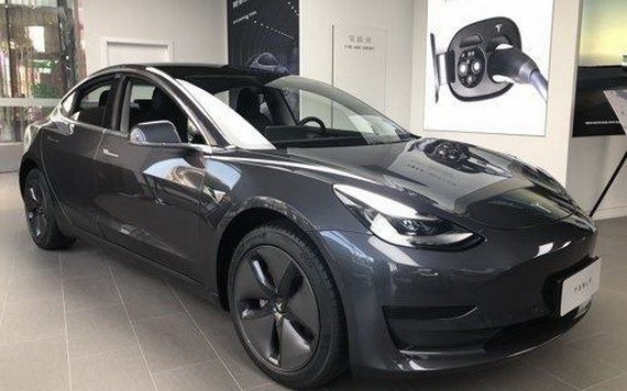 特斯拉Model 3。(圖源:韓聯社)