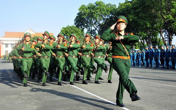2020年市武裝力量國防體育會開幕儀式現場一瞥。(圖源:光輝)