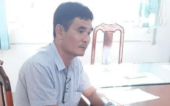 勒索企業被公安力量人贓並獲的黎文理。