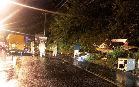 交警趕抵現場勘查事故原因。（圖源：TQ）