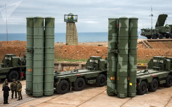 俄羅斯 S-400 地對空導彈系統。（圖源：Sputnik）