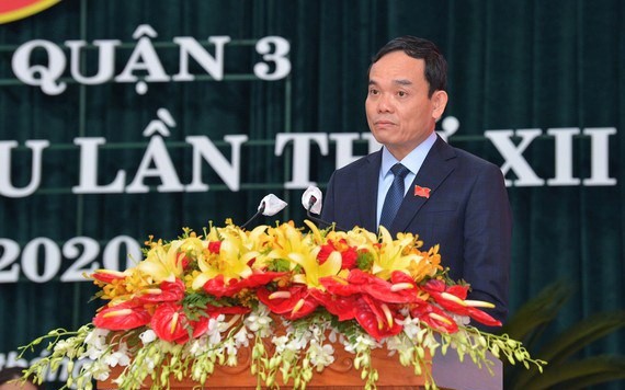 市委常務副書記陳留光。（圖源：越勇）