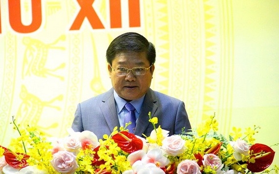 平新郡郡委書記黎文廳。(圖源:黎叉)