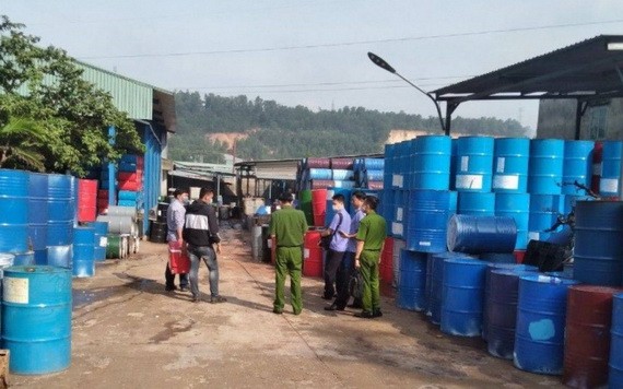 職能力量對位該單位進行檢查時現場。（圖源：越通社）
