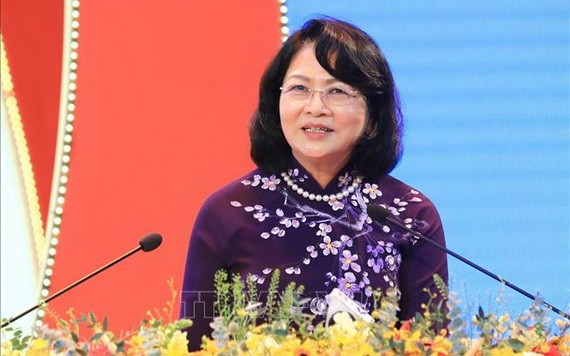國家副主席鄧氏玉盛。（圖源：越通社）