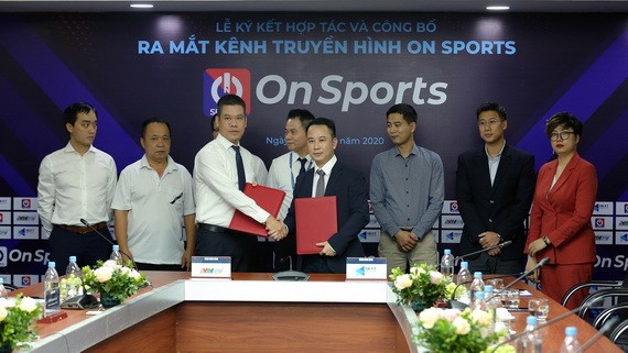 On Sports電視頻道開播儀式。(圖源:互聯網)