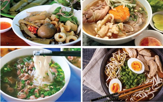 令人回味無窮的各類越南米粉美食。