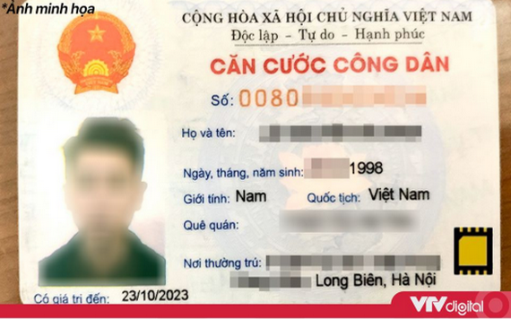 明年 7 月前簽發 5000 萬張公民身份證。（示意圖源：VTV）