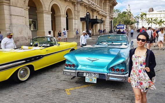 圖為古巴哈瓦那街頭一瞥。（圖源：互聯網）