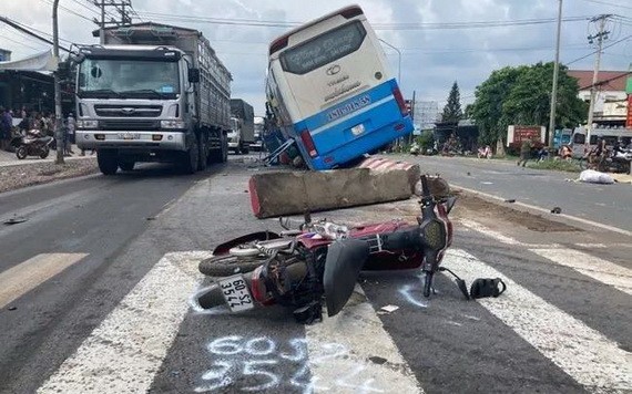車禍現場。（圖源：越通社）