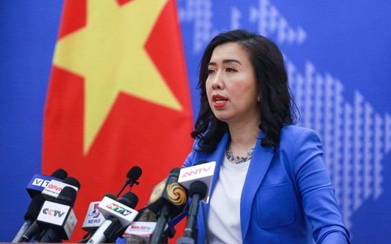 越南外交部發言人黎氏秋姮。（圖源：曰盛）