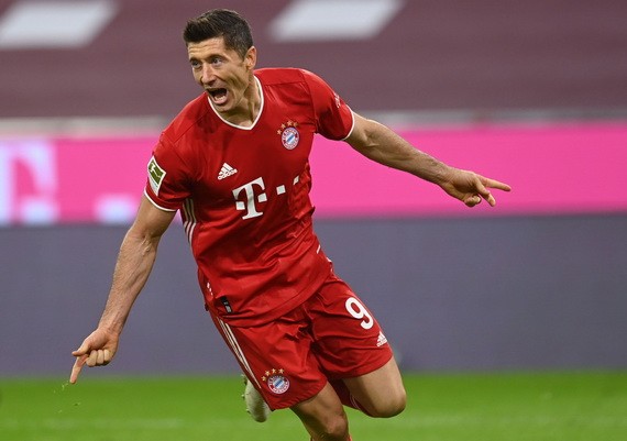 萊萬喜慶進球。（圖源：互聯網）