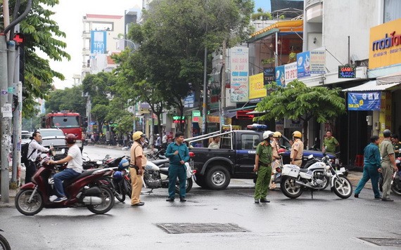 職能力量封鎖案發現場。（圖源：CTV）