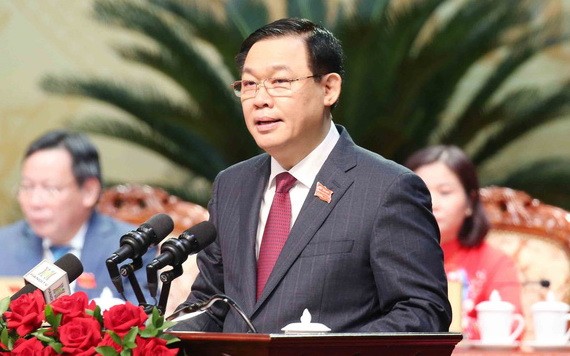 王廷惠同志在會上發表講話。（圖源：越通社）