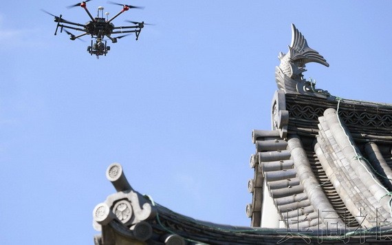 日本文化廳最快將在下年度啟動由人工智能(AI)檢查城樓、寺院、古民宅等木製建築老化情況的系統試運用。（圖源：共同社）