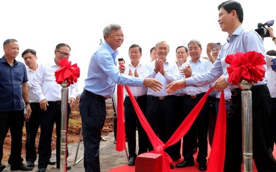 隆城國際航空港建設場地移交儀式。（圖源：P.T）