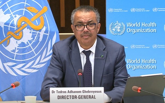 世界衛生組織總幹事譚德塞。（圖源：WHO）