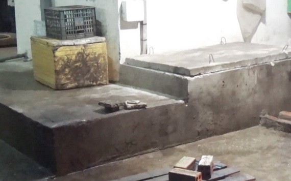 圖為事發現場的肇事沙井。（圖源：晉泰）