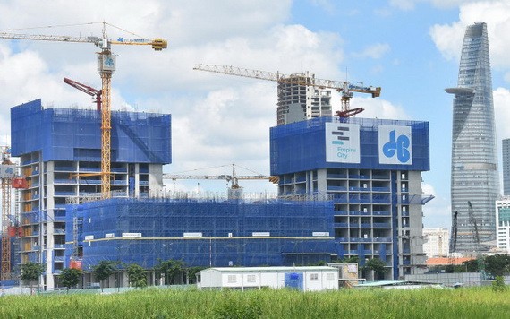 第二郡施工中的商住複合工程。