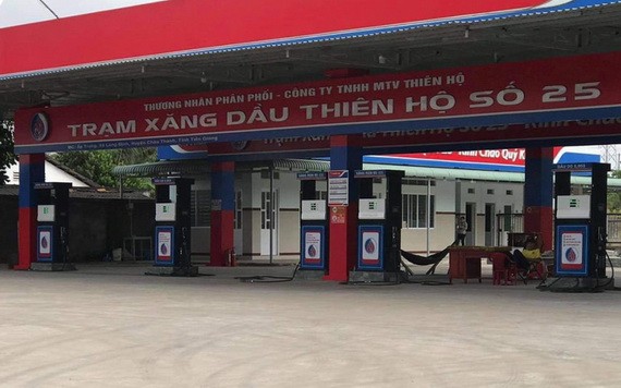 事發的加油站。（圖源：VOV）