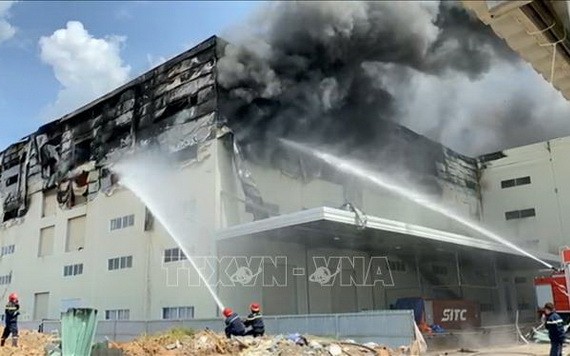 火警現場。（圖源：越通社）