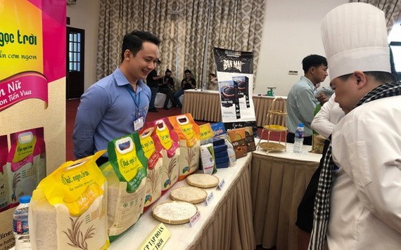 圖為第二次越南優質大米比賽現場一瞥。（圖源：清海）