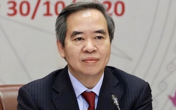 黨中央政治局委員、黨中央書記、中央經濟部長阮文平同志。（圖源：越通社）